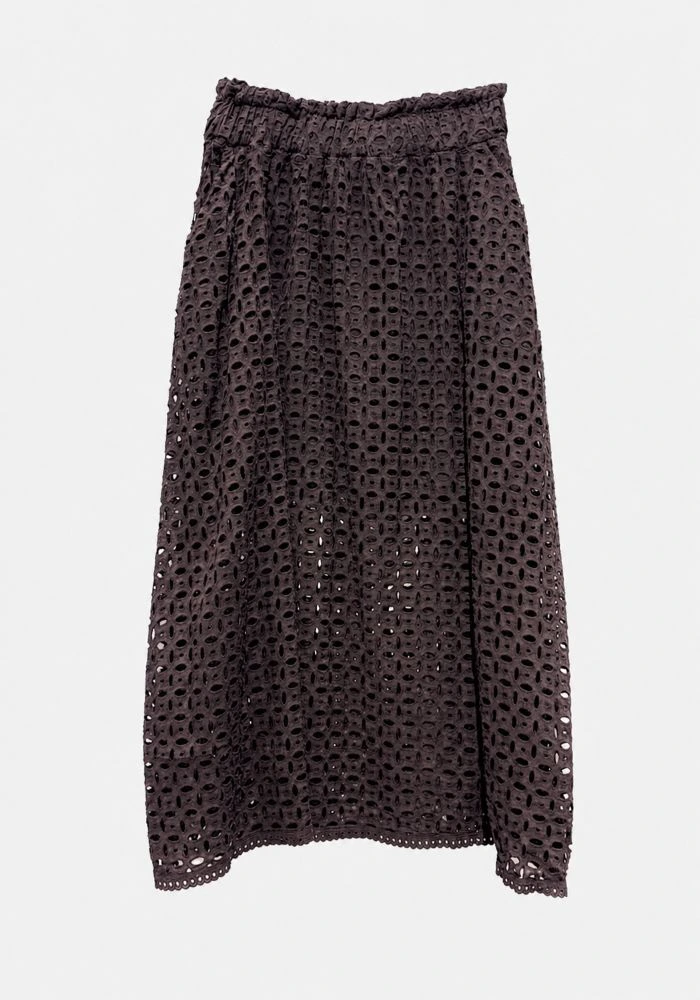 Skirts_Brown ΦΟΥΣΤΑ ANGLAISE – ΚΑΦΕ - Εικόνα 1
